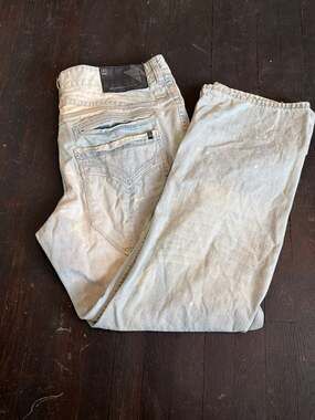 Vintage Rocawear Baggy Original Fit Distressed Bleached Jeans